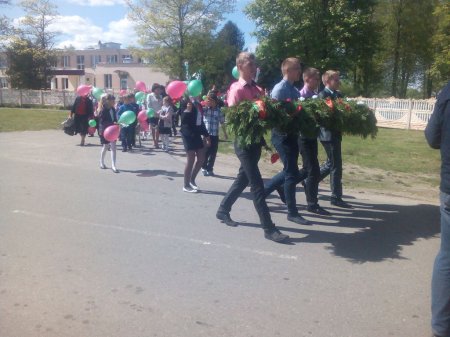 Открытие памятного знака в  Гринках