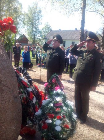 Открытие памятного знака в  Гринках