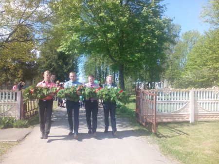 Открытие памятного знака в  Гринках