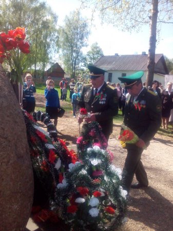 Открытие памятного знака в  Гринках