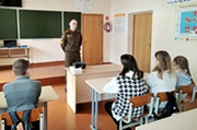 Профориентационная встреча с курсантом военной академии