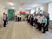 Торжественная линейка, посвящённая Дню Конституции Республики Беларусь