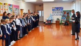 Агульнашкольная лінейка, пресвечаная Дню народнага адзінства